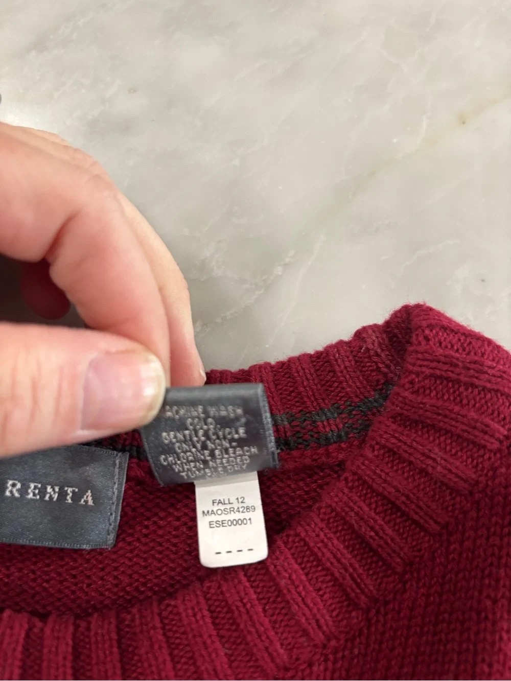 Oscar de la Renta classic crewneck
